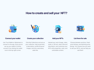 Create and sell NFT | NFT Marketplace design minimal nft nft market ui ux web website