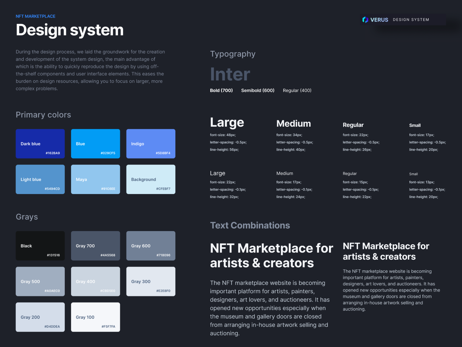 Design system | NFT Marketplace by Dmitry Sergushkin on Dribbble