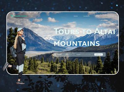 Travel Web-Site app design ui ux