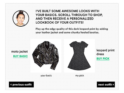 Interactive Personal Stylist advertising branded content commerce fashion interactive