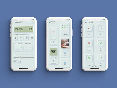 UX/UI mobile app for smart house