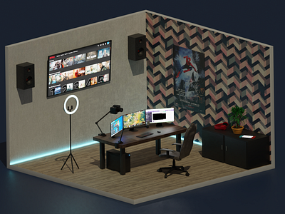 Streamer's room