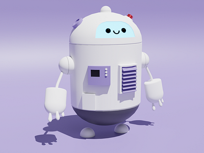 3d cute Robot