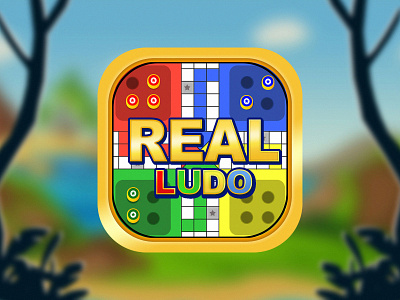 Real Ludo game logo boardgame game art game board icon game icon graphic design illustration ludo ludo game icon
