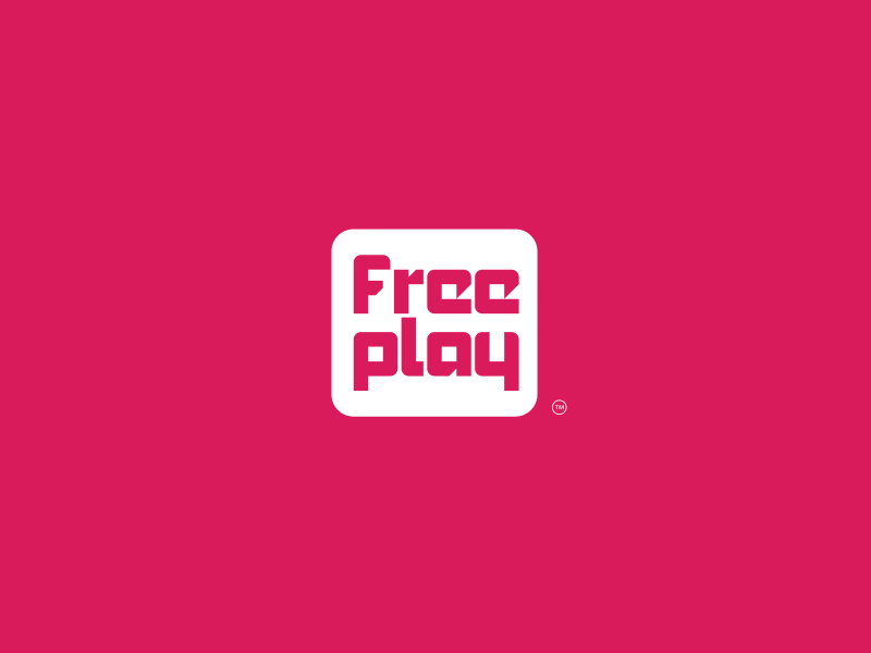 FreePlay freeman fun gaming group logo type