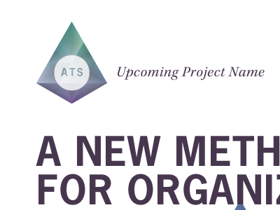 ATS • Webpage ats blue green logo purple violet webpage website