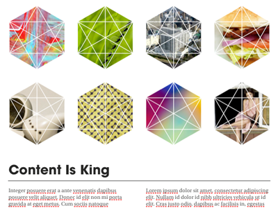 Content logo mark proposal variations
