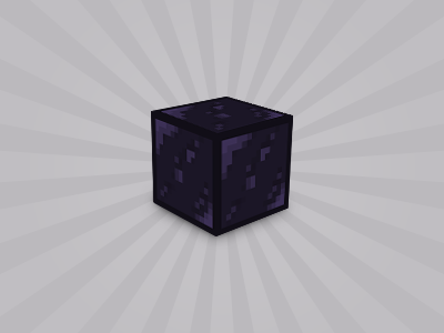 Obsidian cube minecraft obsidian texture pack