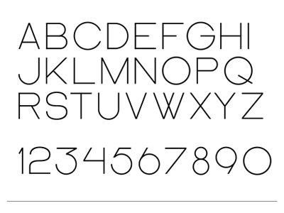 Display Sans-Serif quarter century type typography