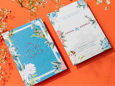 My Wedding Invite clean emboss floral flowers foil illustration invitation modern print simple typography wedding