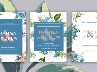 Wedding Invite Comps