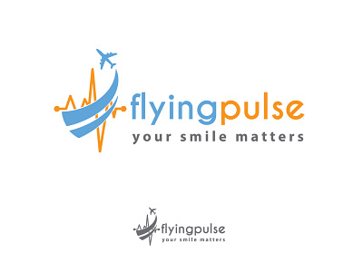 Flying Pulse Logo brand identity branding identity design logo logo design