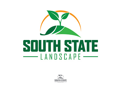 South State Landscape Logo brand identity branding identity design logo logo design typography