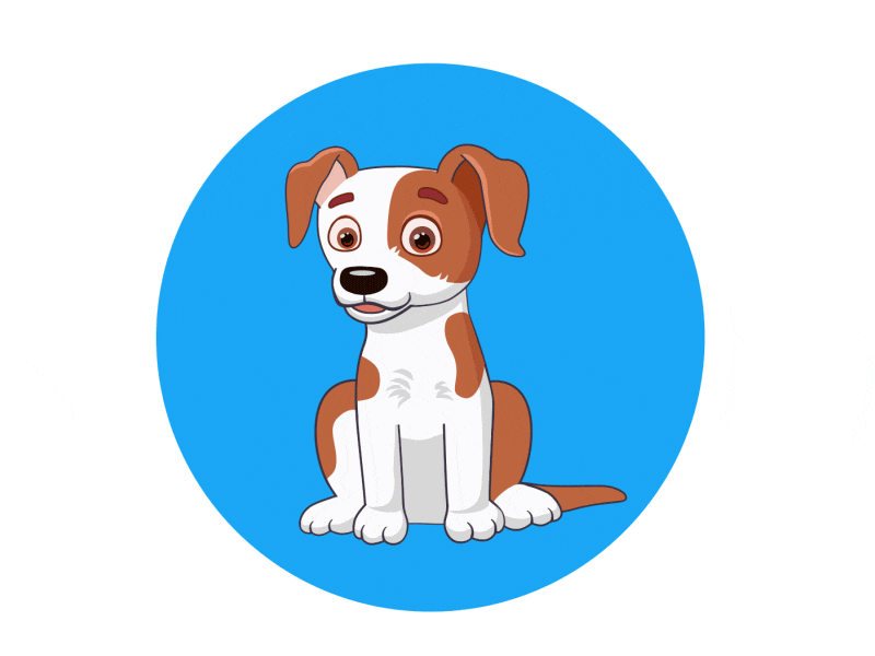 Yawning jack russell 2danimation aftereffects animation cartoon character characterdesign cute dog illustration jackrussel mascot puppy yawn