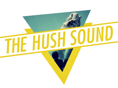 The Hush Sound band bear futura logo