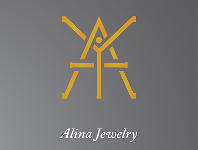 Alina Jewelry art branding design icon illustration logo minimal type typography vector