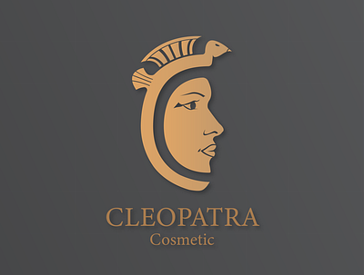 Cleopatra Cosmetic art branding design icon illustration illustrator logo minimal typography vector