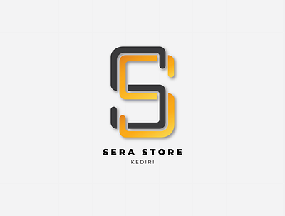 Sera Store art branding design icon illustration illustrator logo minimal typography vector