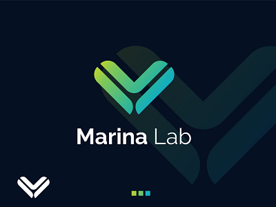 Marina Lab  logo design