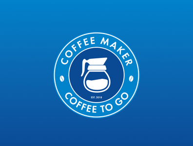 Coffee Maker Logo by Vadim Virskiy on Dribbble