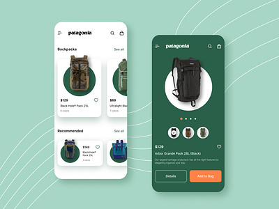 Patagonia App Redesign