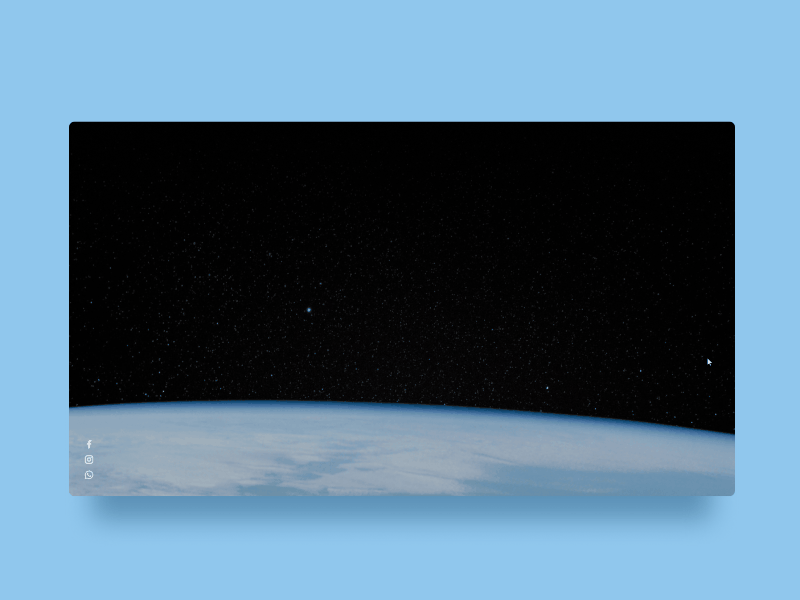 Planetarium Landing Page
