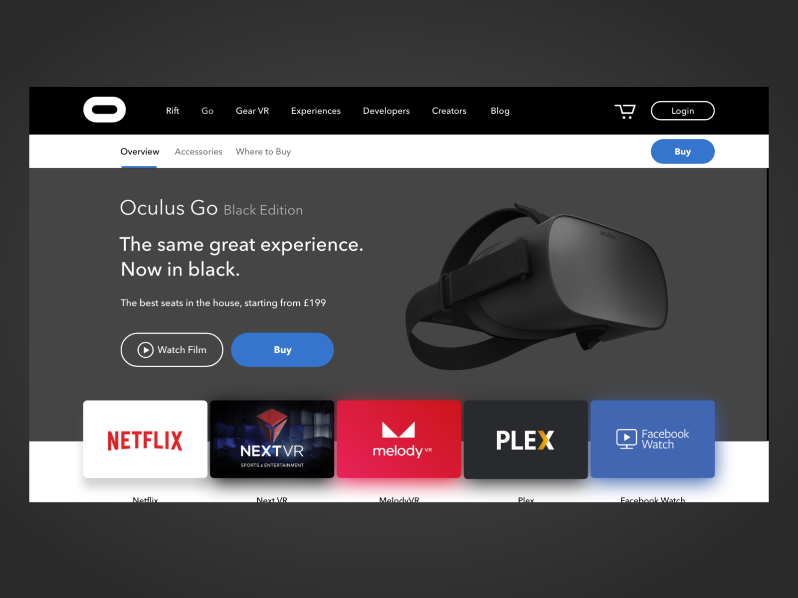 oculus go shop