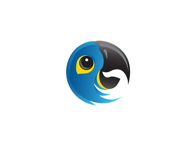 Macaw Logo app bird friendly icon logo macaw tech
