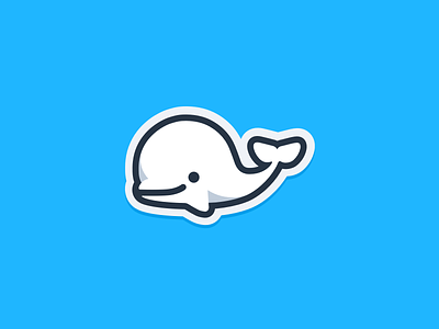 Beluga Logomark animal beluga brand identity logo logomark pensacola whale