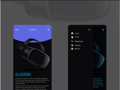 Virtual Reality VR - App concept dark mode 2020 app concept dark design design art trending ui ui design uidesign ux uxdesign virtualreality