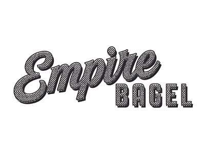 Empire Bagel bagel logo visual id