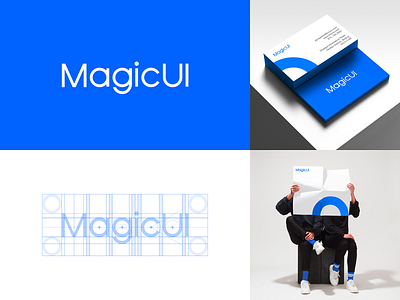 Magic UI Brand Design android blue brand circular honor icon illustration logo system ui ux