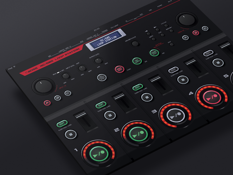 Boss Rc 505 Loop Station by MOWU DESIGN on Dribbble