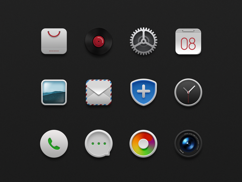 Desktop Icon By Mowu Design Dribbble Desktop Icon