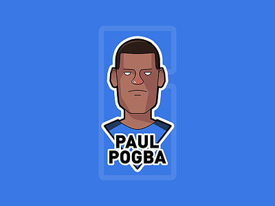 Paul Pogba athlete blue cup fifa france icon illustration manchester pogba ux world world cup