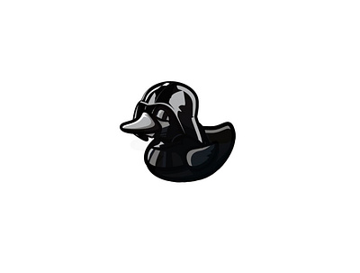 «Darth Vader duck» sticker minimal sticker vector