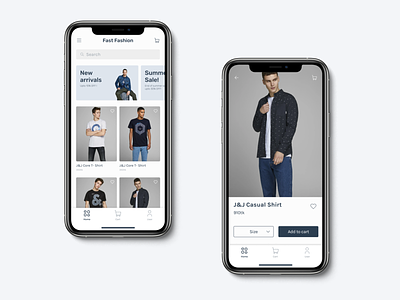 Fast Fashion - Online shopping App concept app clothing app concept app dashboard e commerce e commerce app fashion figma ios app minimal minimal design mobile app design mobile apps mobile ui online shop shopping shopping app ui uikit ux
