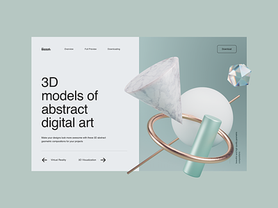 Abstract Geometric 3d Compositions 3d 3d art abstract download figma free illustraion lstore mockup psd sketch
