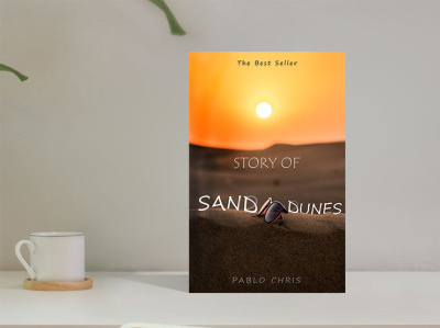 book cover with background