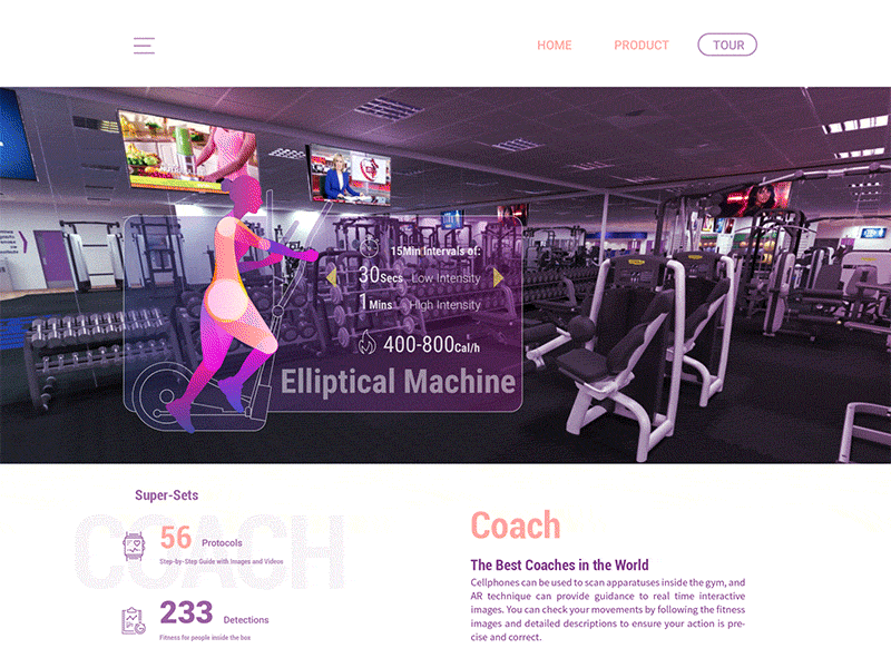 AR Virtual Fitness Coach achievement animation calorie data fitness overlay run speed sport ui weight