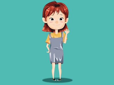 Hi! art character character design character illustration concept cute design illustration vector young