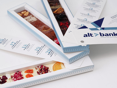 Chocolate packaging “20 Flavors for 2020” altbank bank box chocolate fan gift new year packaging