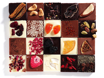 20 flavors of Altbank chocolate