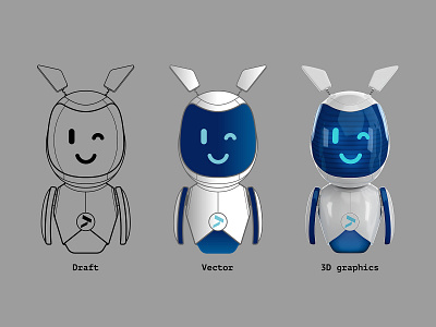 Alt robot bank character design mascot robot