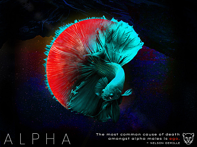 Alpha Beta Fish Poster