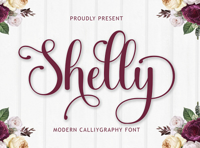 Shelly Script branding cand design font graphic design illustration logo script wedding