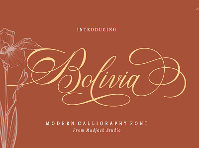 Bolivia Script branding cand design font graphic design illustration logo script wedding