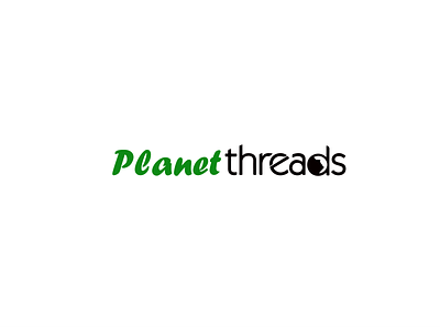 planet threads logo for a eco friendly company eco logo logo design planet logo