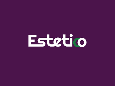 Wordmark logo for a fashion brand "Estetico" branding and identity branding design fashion brand fashion logo flat logo design lettering logo logo design logo design branding minimalist logo monogram logo wordmark logo