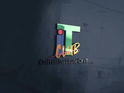 IT Club logo design Daffodil Institute of IT